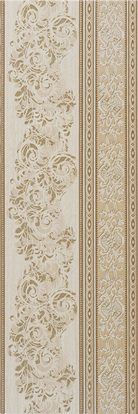 плитка, Vendome Wallpaper Cream, 25,3x70,6